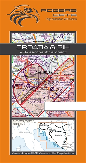 Rogers Data - Croatioa & BIH VFR Chart